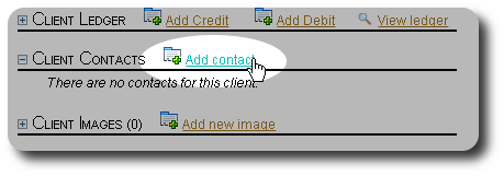 client contacts